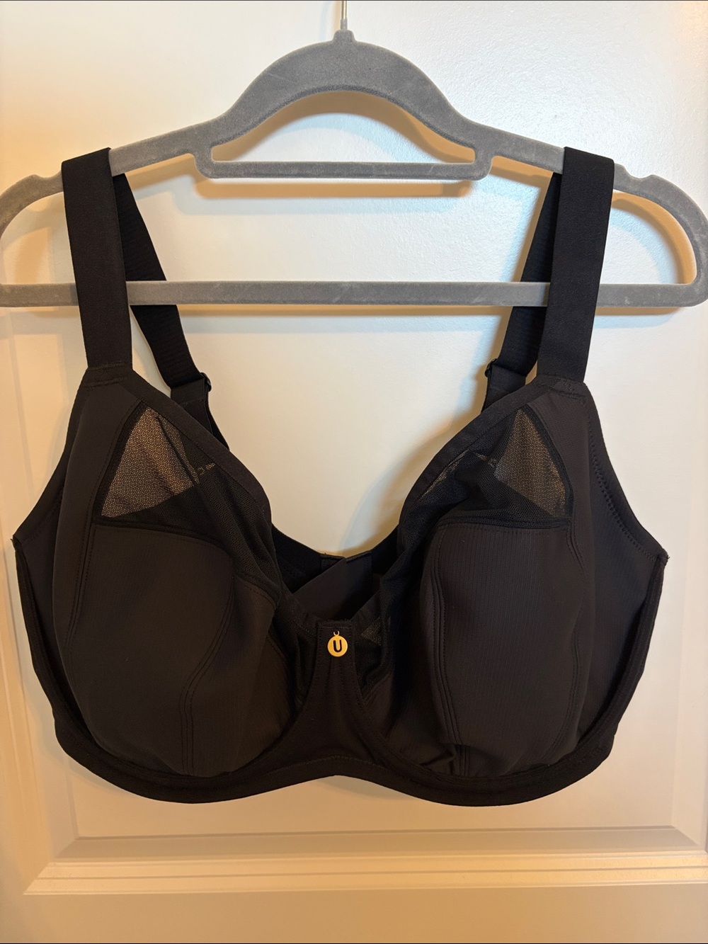 Black Supportive Full-Coverage Bra - Understance